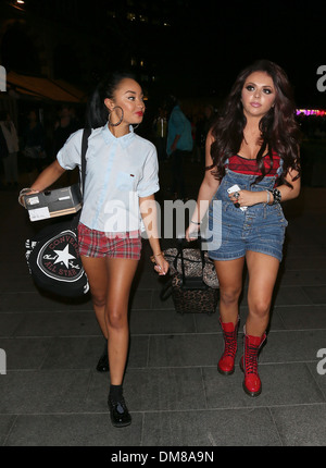 Leigh-Anne Pinnock et intangible States Nelson de mélange peu quitter Capitol studios de Radio Londres Angleterre - 29.08.12 Banque D'Images