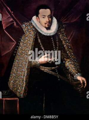 L'archiduc Albert VII de l'Autriche par Juan Pantoja de La Cruz Espagnol Espagne 1553-1608 Banque D'Images