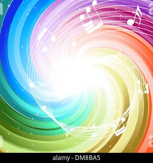 Rayons de couleur festive Illustration de Vecteur