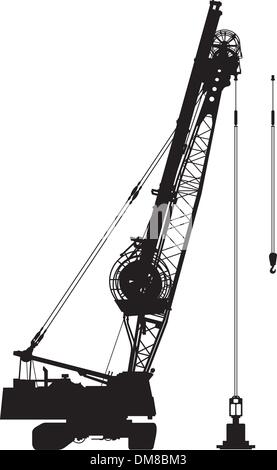 Grue de construction 2 Illustration de Vecteur