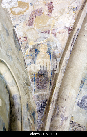 Intérieur de la chapelle de Cormac, Rock of Cashel Banque D'Images