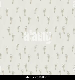 Motif empreintes de pieds Illustration de Vecteur
