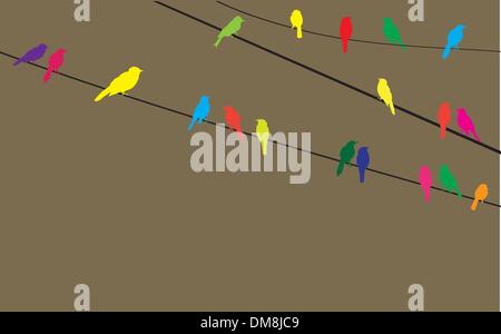 oiseaux Illustration de Vecteur