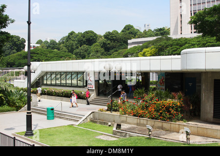 La station de MRT Dhoby Ghaut. Orchard Road, à Singapour. Banque D'Images