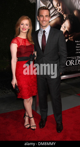James Van Der Beek et Kimberly Van Der Beek première de CBS Films' 'Les mots' au cinéma ArcLight Hollywood - Tapis rouge Banque D'Images