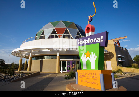 Explora ! ! Science Center et Musée des enfants, Albuquerque, Nouveau Mexique USA Banque D'Images