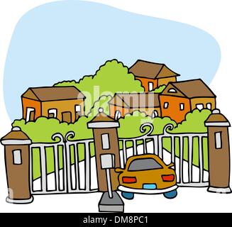 Communauté fermée Illustration de Vecteur