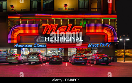 Mel's Diner à Reno au Nevada Banque D'Images