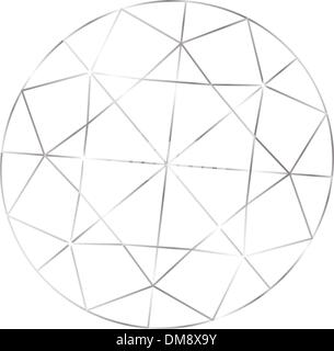 Vector diamond. EPS 8 Illustration de Vecteur