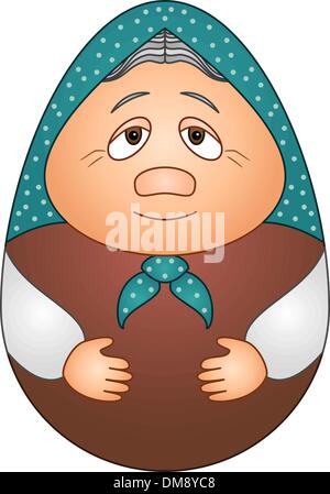 Poupée matreshka Illustration de Vecteur