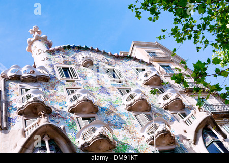 La Casa Batllo à Barcelone Banque D'Images