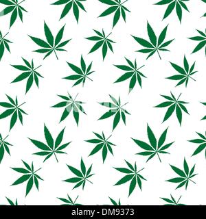 Modèle étendu sans cannabis Illustration de Vecteur