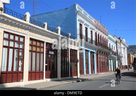 Avenida 56, Cienfuegos, Cienfuegos province, à Cuba, mer des Caraïbes, l'Amérique centrale Banque D'Images