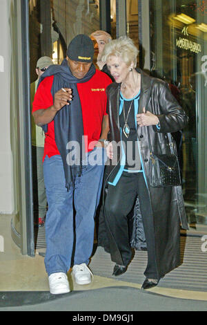 Célèbre boxeur américain Mike Tyson s'est rendue à Moscou.(Image Crédit : © PhotoXpress/ZUMA Press) RESTRICTIONS : l'Amérique du Nord et du sud de l'homme SEULEMENT ! Banque D'Images