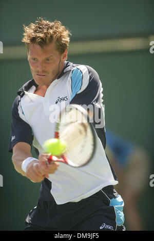 Mar 14, 2005 ; Indian Wells, California, USA ; THOMAS ENQVIST au Pacific Life Open de Tennis - WTA - Mars 14th, 2005. Banque D'Images