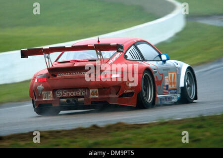 29 Août 2009 : The Flying Lizard Porsche GT2 race autour de la piste de Mosport Park, Bowmanville, Ontario. (Crédit Image : © Global/ZUMApress.com) Southcreek Banque D'Images