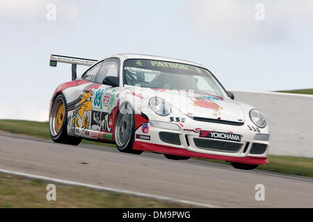 29 Août 2009 : la Porsche GT3 conduit par Brian Wong courses autour de la piste de Mosport Park, Bowmanville, Ontario. (Crédit Image : © Global/ZUMApress.com) Southcreek Banque D'Images