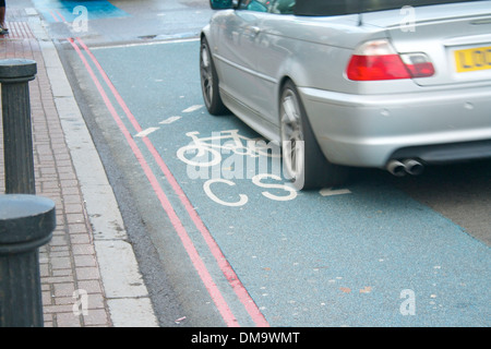 Le CS2 Autoroute de Cycle dans l'Est de Londres, UK Banque D'Images