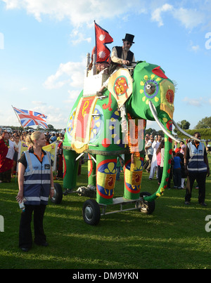 Atmosphère O2 London Mela 2012 à Gunnersbury Park Londres, Angleterre - 19.08.12 Banque D'Images