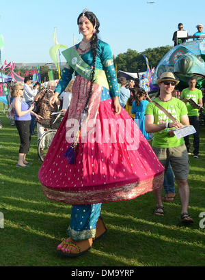 Atmosphère O2 London Mela 2012 à Gunnersbury Park Londres, Angleterre - 19.08.12 Banque D'Images