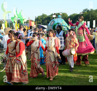 Atmosphère O2 London Mela 2012 à Gunnersbury Park Londres, Angleterre - 19.08.12 Banque D'Images