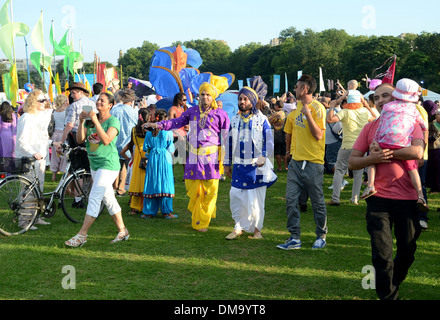 Atmosphère O2 London Mela 2012 à Gunnersbury Park Londres, Angleterre - 19.08.12 Banque D'Images