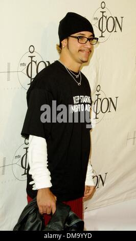 Avril 16, 2002 - Los Angeles, Californie, USA - AJ MCLEAN..MTV ICON.REND HOMMAGE À AEROSMITH.SONY STUDIOS CULVER, Los Angeles, CA.14 avril 2002. NINA PROMMER/ 2002 K24654NP.(Image Crédit : © Globe Photos/ZUMAPRESS.com) Banque D'Images