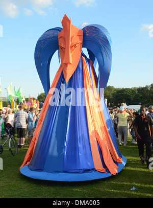 Atmosphère O2 London Mela 2012 à Gunnersbury Park Londres, Angleterre - 19.08.12 Banque D'Images