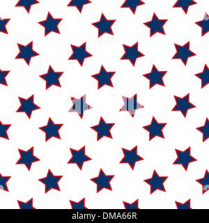 Motif drapeau américain stars Illustration de Vecteur