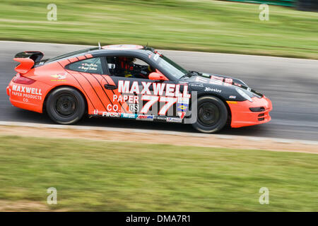 02 octobre 2009 - Alton, Illinois, États-Unis - 2 octobre 2009 : Vendredi d'exercice de Virginia International Race way-Playboy Mazda MX5cup,Grand Sport et Street # 77 Tuner (crédit Image : © Mark Abbott Global/ZUMApress.com)/Southcreek Banque D'Images