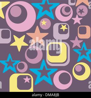 Vector background avec des étoiles Illustration de Vecteur