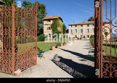 Château d'Arnajon baside ou Country House Le Puy-Sainte-Réparade Provence France Banque D'Images