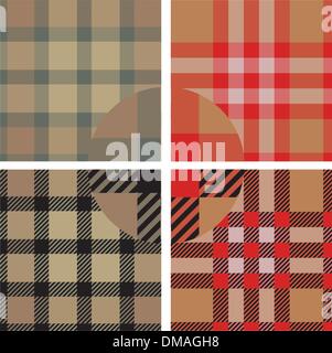 Seamless pattern set textile Illustration de Vecteur