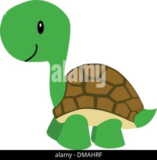 Dessin animé tortue Illustration de Vecteur