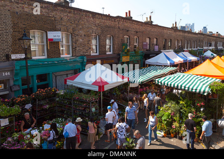 Columbia Road Flower Market, East London Banque D'Images