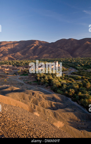 Ait Hamou ou dit Kasbah, Vallée du Drâa, Maroc, Afrique Banque D'Images