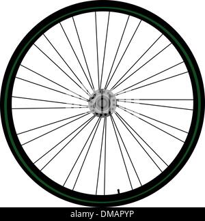 Roue de vélo Illustration de Vecteur