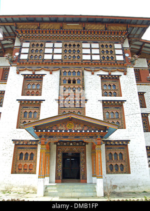 La Bibliothèque nationale du Bhoutan, Thimphu Banque D'Images