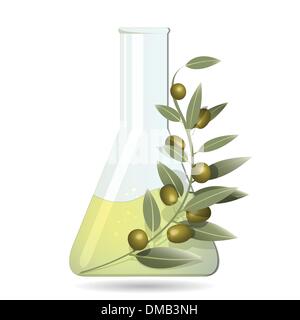 Le beurre de l'olive Illustration de Vecteur