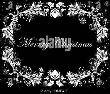 cadre de Noël Illustration de Vecteur