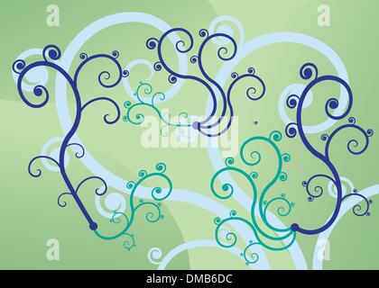 Abstract design floral Illustration de Vecteur