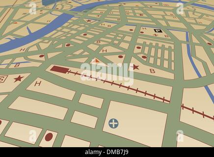 StreetMap Illustration de Vecteur