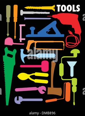 outils Illustration de Vecteur