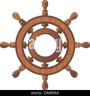 Volant de direction Illustration de Vecteur