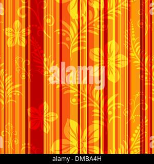 Orange-rouge transparente motif à rayures Illustration de Vecteur