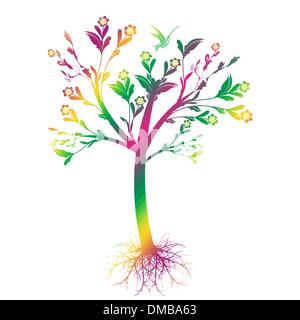 Arbre art Illustration de Vecteur
