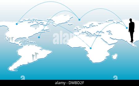 Global business Illustration de Vecteur