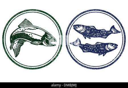 signe des poissons Illustration de Vecteur