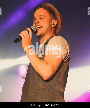 Olly murs s'effectue à vivre dans le cadre de l'Hippodrome de Kempton Kempton Live 2012 Surrey England - 17.08.12 Banque D'Images