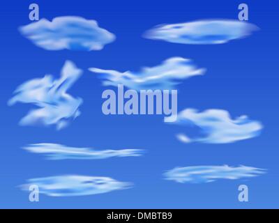 nuages Illustration de Vecteur